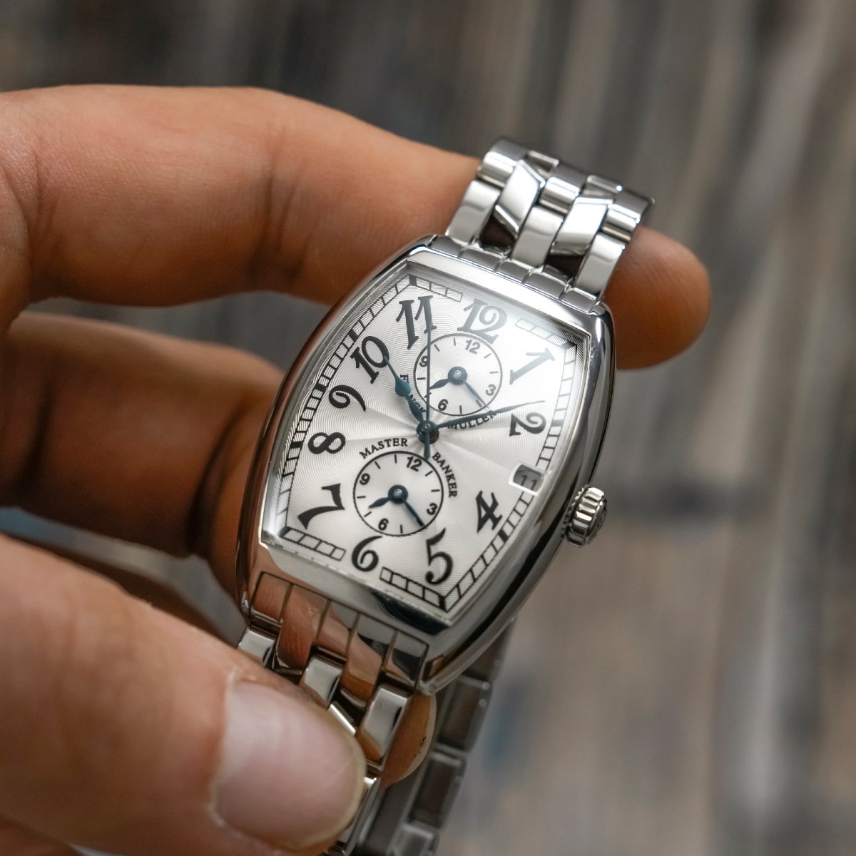 Franck Muller Master Banker Steel/steel, Circa 2000 -photo-1