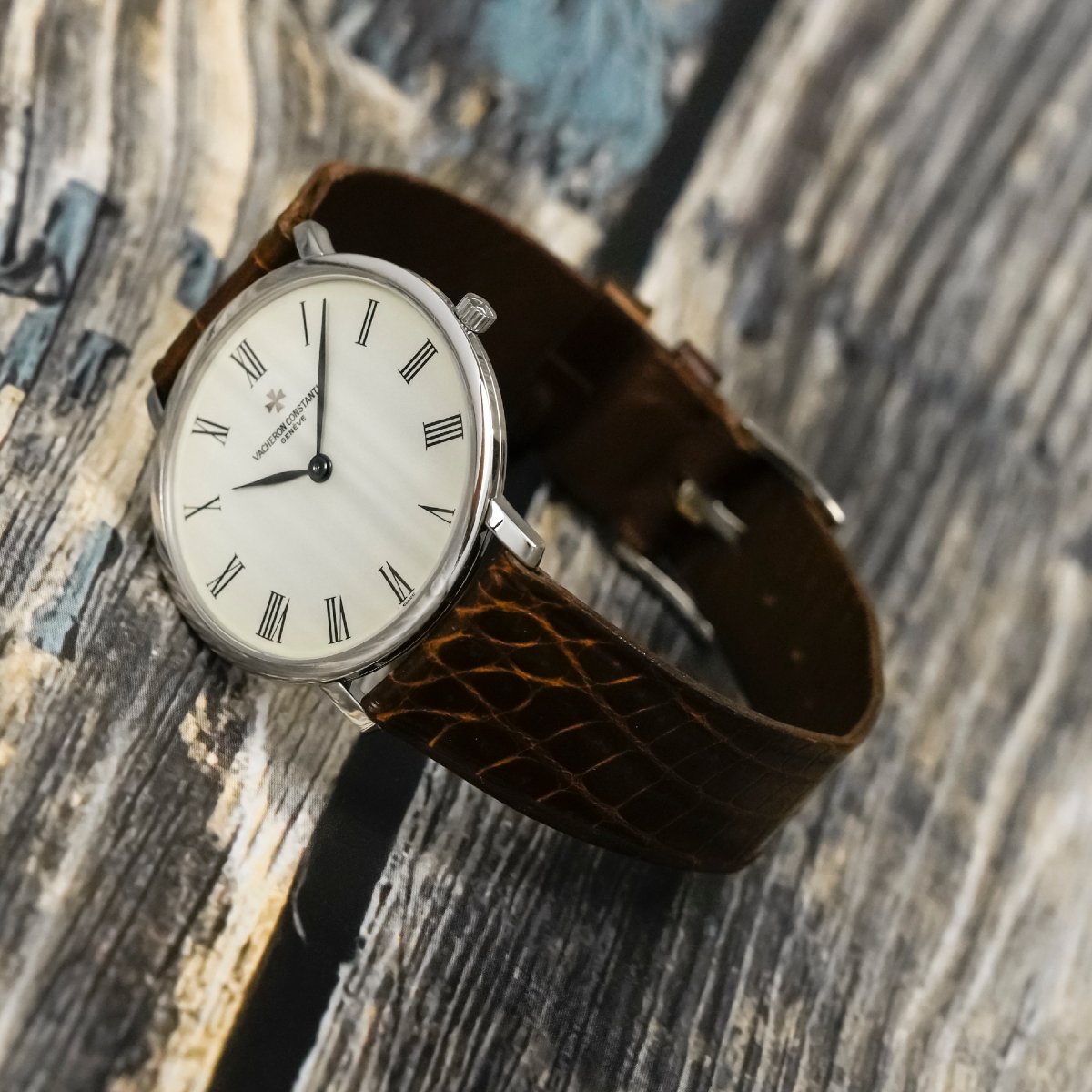 Vacheron Constantin Patrimony Ultraplate, 18k White Gold, Circa 1990-photo-2