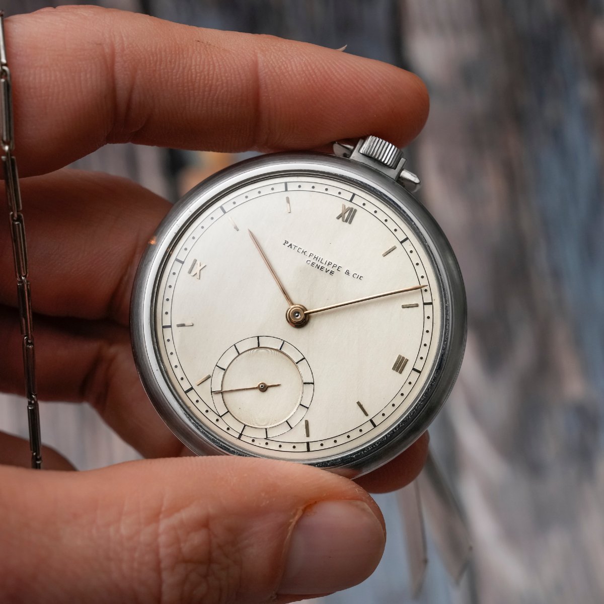 Patek Philippe  Lepine "Open Face" Acier Inoxydable-1942- -photo-2
