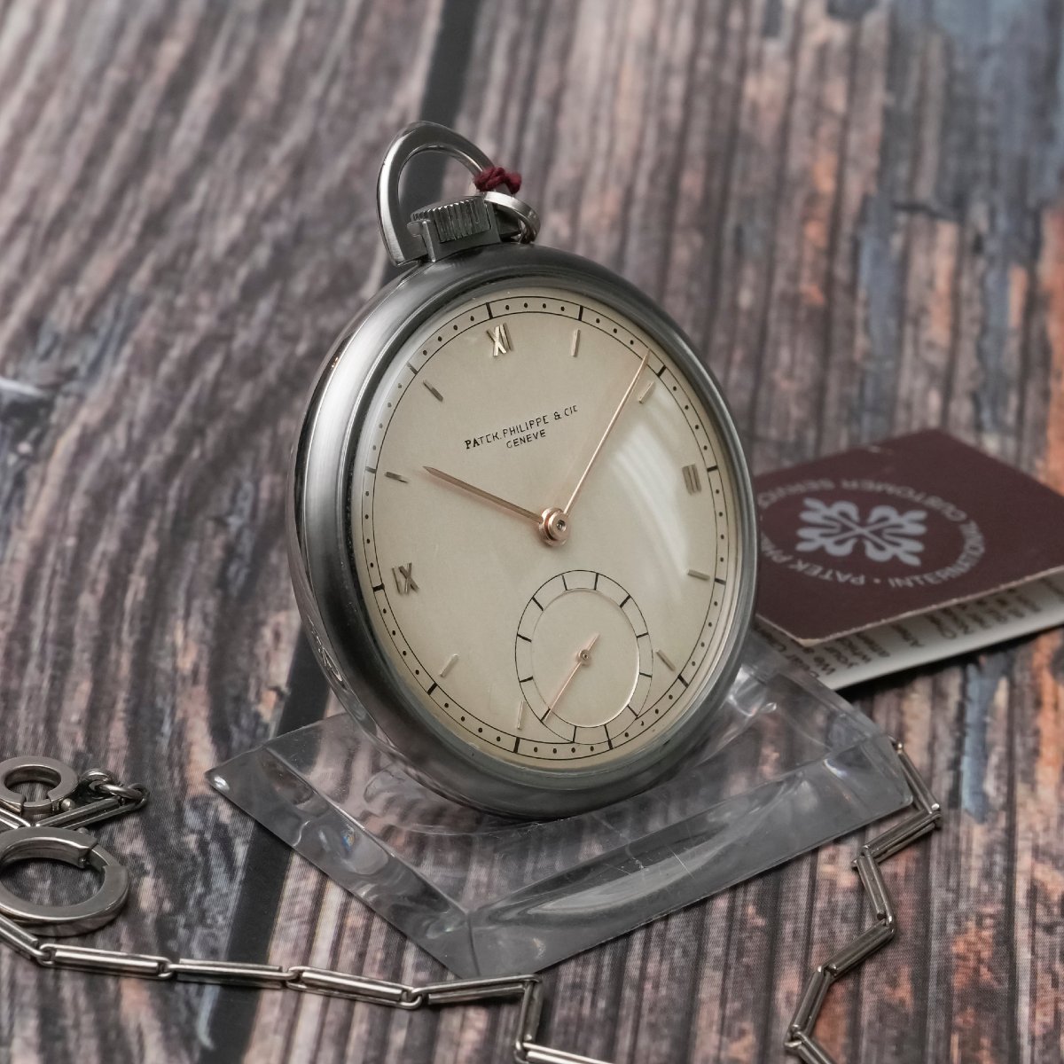 Patek Philippe  Lepine "Open Face" Acier Inoxydable-1942- -photo-4