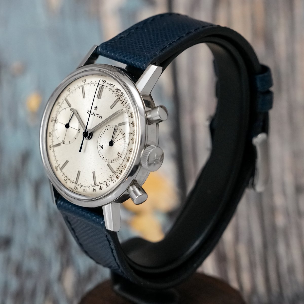 Zenith Chronographe acier Inoxydable 37 mm -1960- -photo-2
