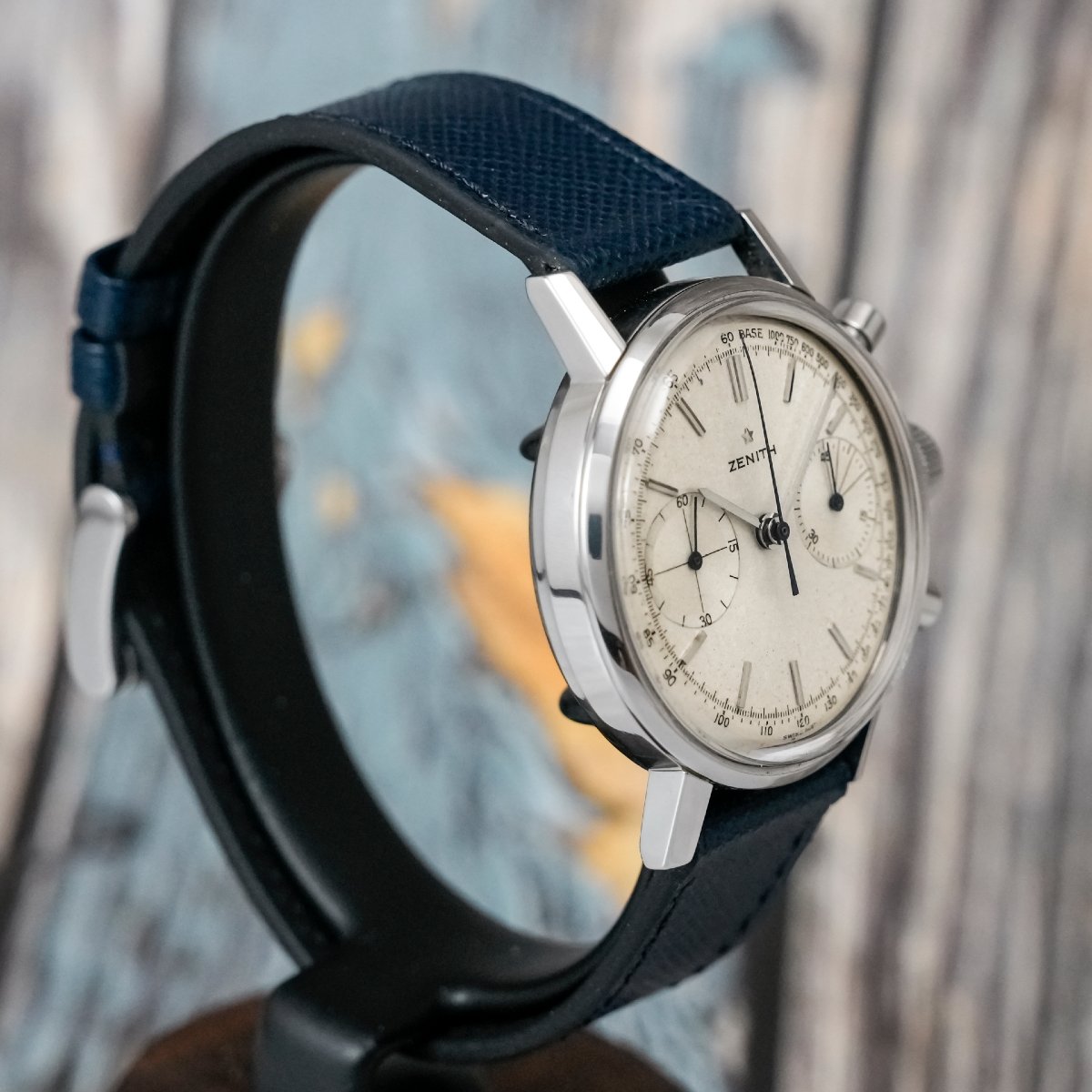 Zenith Chronographe acier Inoxydable 37 mm -1960- -photo-3