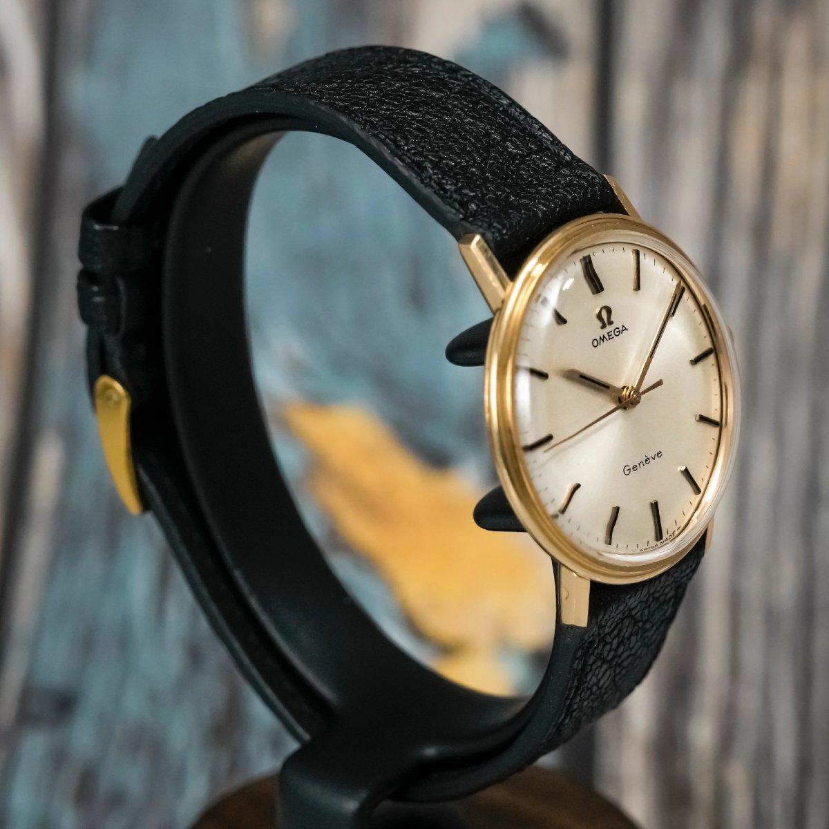 Omega Geneva 18k Rose Gold -1969- -photo-4