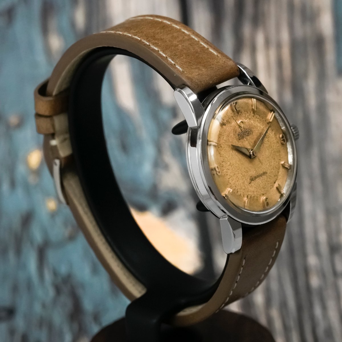 Omega Seamaster Acier Automatique "Tabacco Dial" -1955- -photo-4
