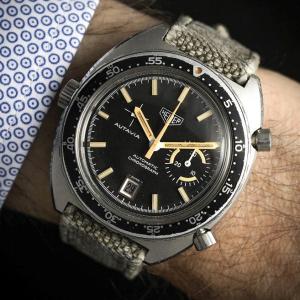 Chronographe Heuer Autavia Chrono-matic  Réf. 1563  -1972-  