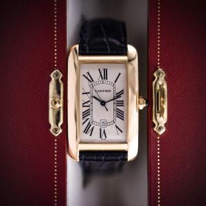 Cartiertank American Automatic Bracelet Watch 18kt Yellow Gold Ref.1740 -2007-