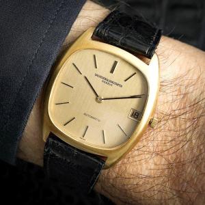  Vacheron Constantin Les Historiques Automatic Extra Plate 18kt Yellow Gold -1976-