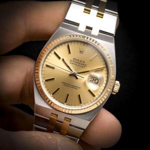 Rolex Oysterquartz Datejust Or & Acier Réf.17013 -2004-