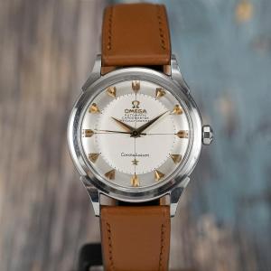 Omega Constellation Pie Pan Acier Inoxydable -1955- 