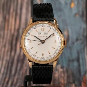 Gubelin Triple Date "jumbo" 18 Kt Yellow Gold -1950-