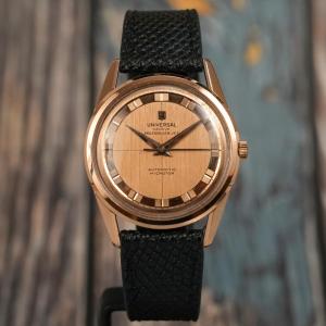 Universal Genève Polrouter Jet or rose 18 K -1960-