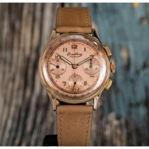 Chronographe Breitling Premier or rose 18K -1946-