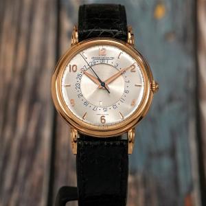 Jaeger LeCoultre Calendar "Disk" or rose 18k -1951- 