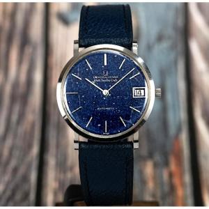 Universal Genève White Shadow Date NOS Acier Inoxydable -1980- 