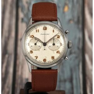 Chronographe Excelsior Park Bi-Compax acier 37 mm -1955- 