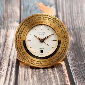Hermès Horloge de Voyage "WORLD TIME" -1965-  