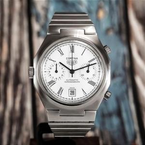 Chronographe Heuer Cortina Réf.110.233 R Cal. 12  -1970-