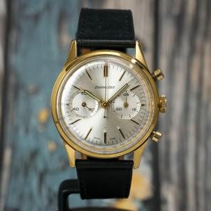 Excelsior Park Bi-compax Chronograph, 18k Yellow Gold, Circa 1960