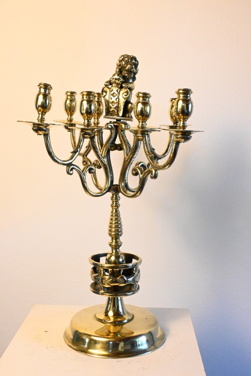 19th Century Bronze Candlestick