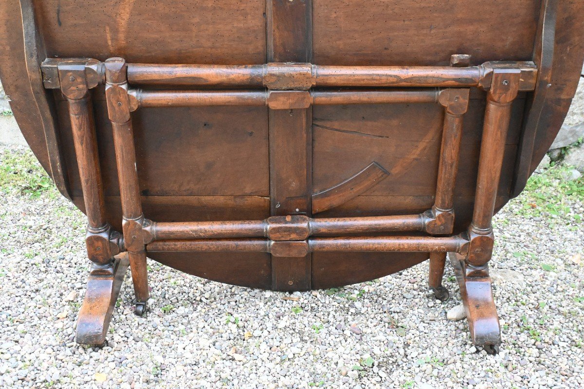 Walnut Harvest Table Early 19th-photo-1