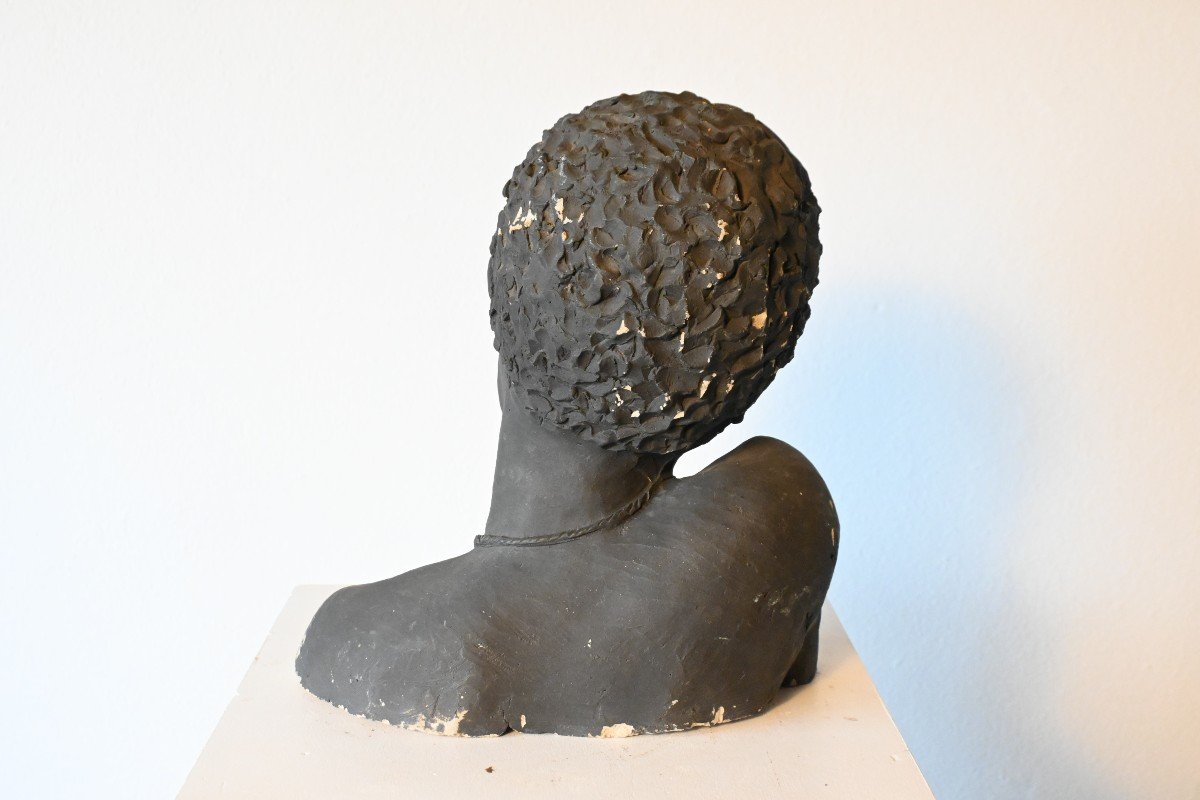 Terracotta Bust Of Young Man-photo-4