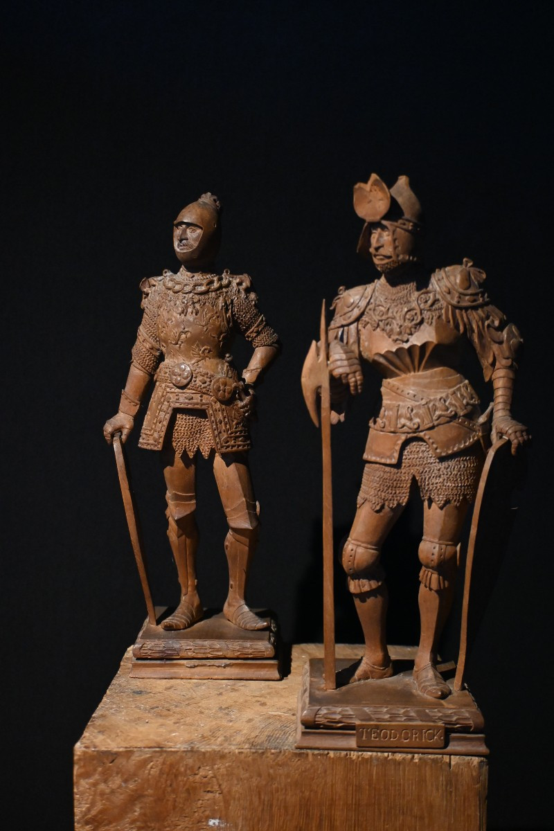 19th-century Wooden Sculpture Of Theodore The Great