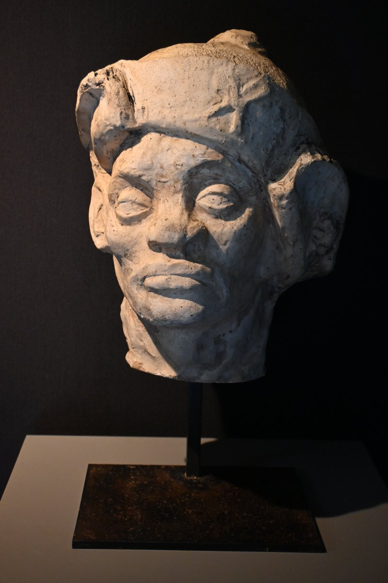 Sculpture terre cuite d'époque XIXème siècle-photo-3