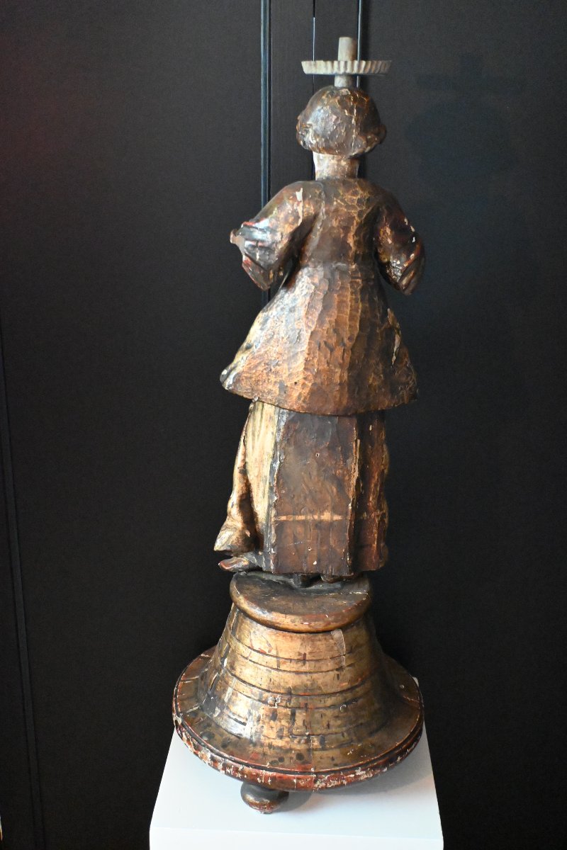 Sculpture bois de l'Enfant Jésus d'époque 17ème-photo-2