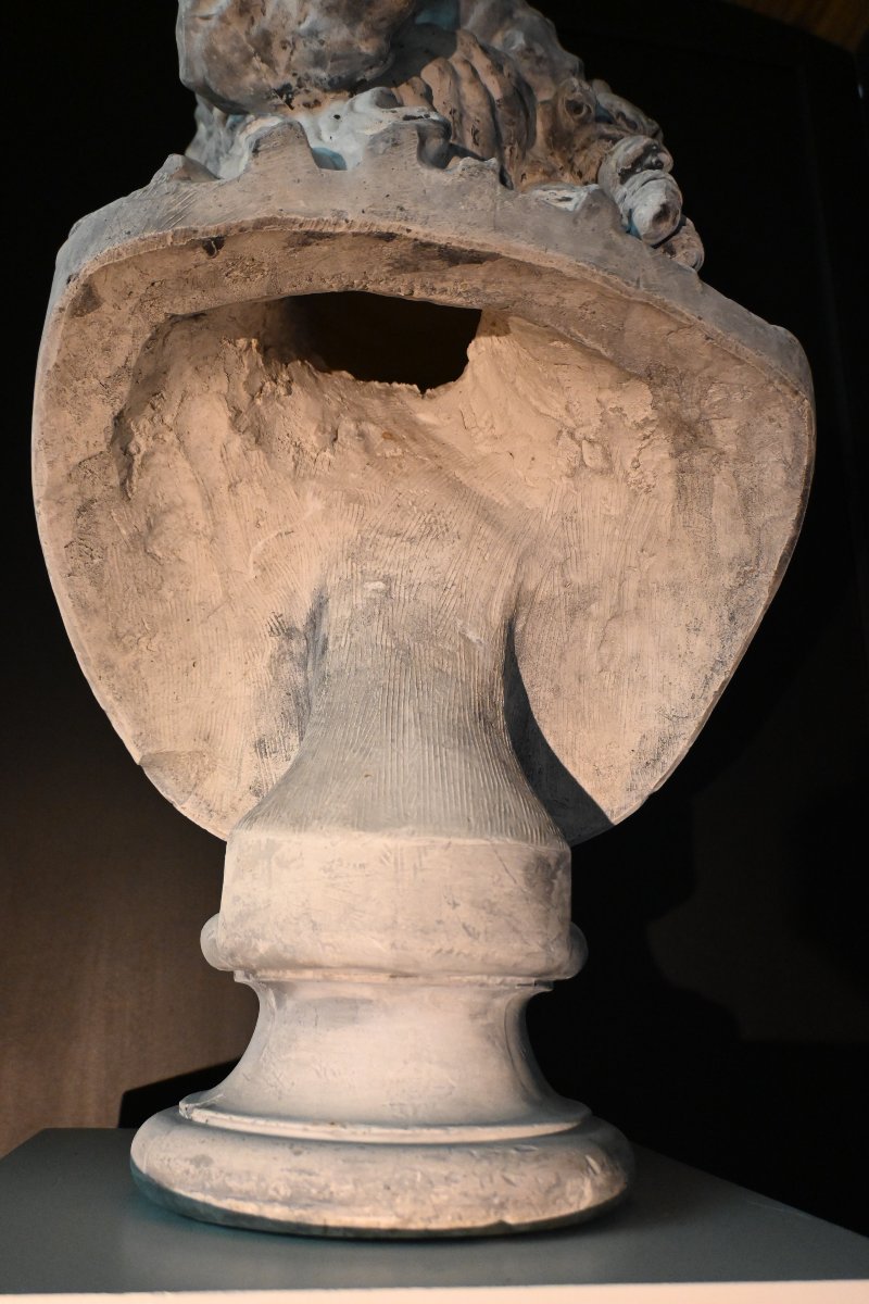 Buste plâtre d'Ariane d'époque 19ème siècle-photo-4