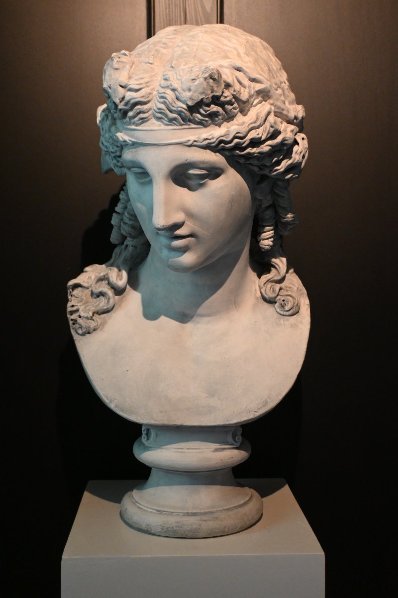 Buste plâtre d'Ariane d'époque 19ème siècle