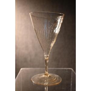 Late 17th Century Ribbed Blown Glass
