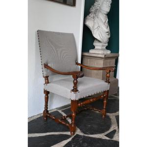 Louis XIII Louis XIV Armchair 17th Century France