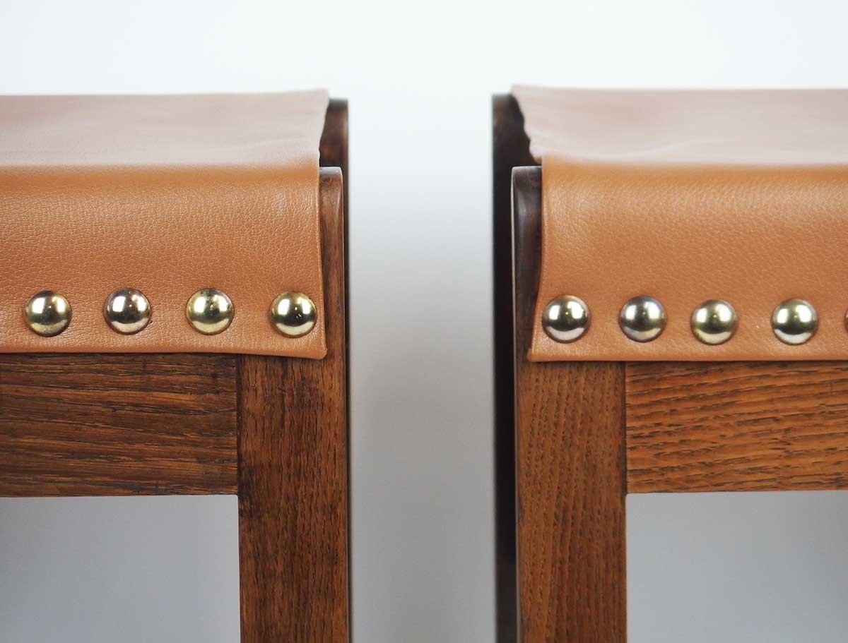 Pair Of Art Deco Stools-photo-3