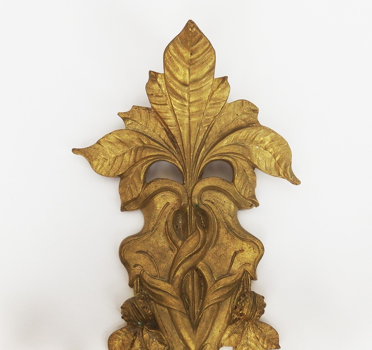 Pair Of Art Nouveau Bronze Sconces-photo-3