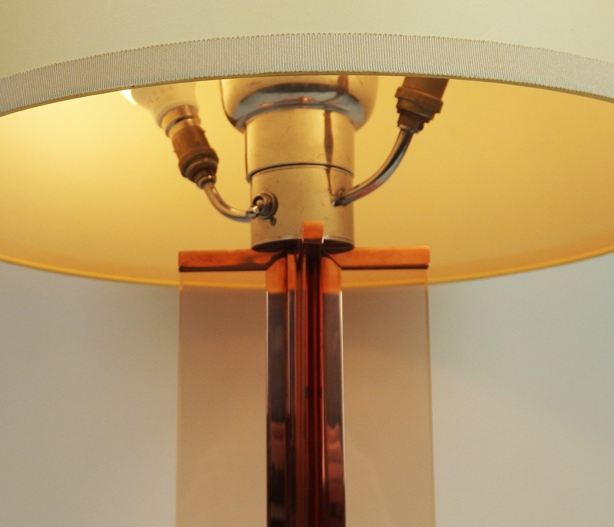 Lampe De Table Moderniste Par Jacques Adnet-photo-8