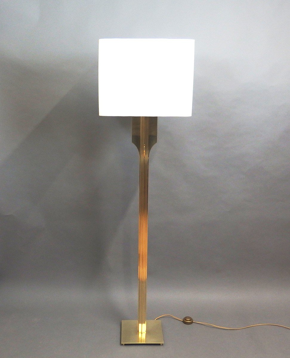 Brass Floor Lamp 1970-photo-2