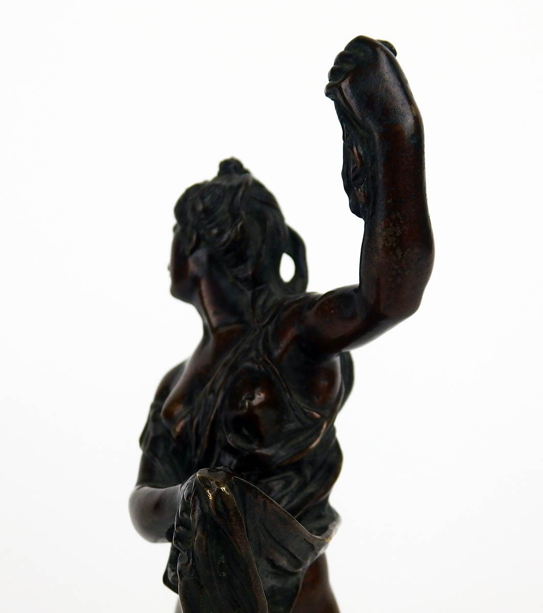 "Femme Au Bain"Sculpture en bronze-photo-4