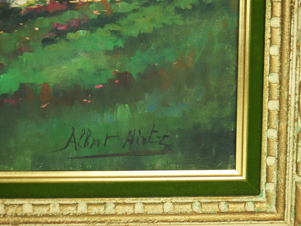 "procession" Oil On Canvas By Albert Hirtz-photo-1