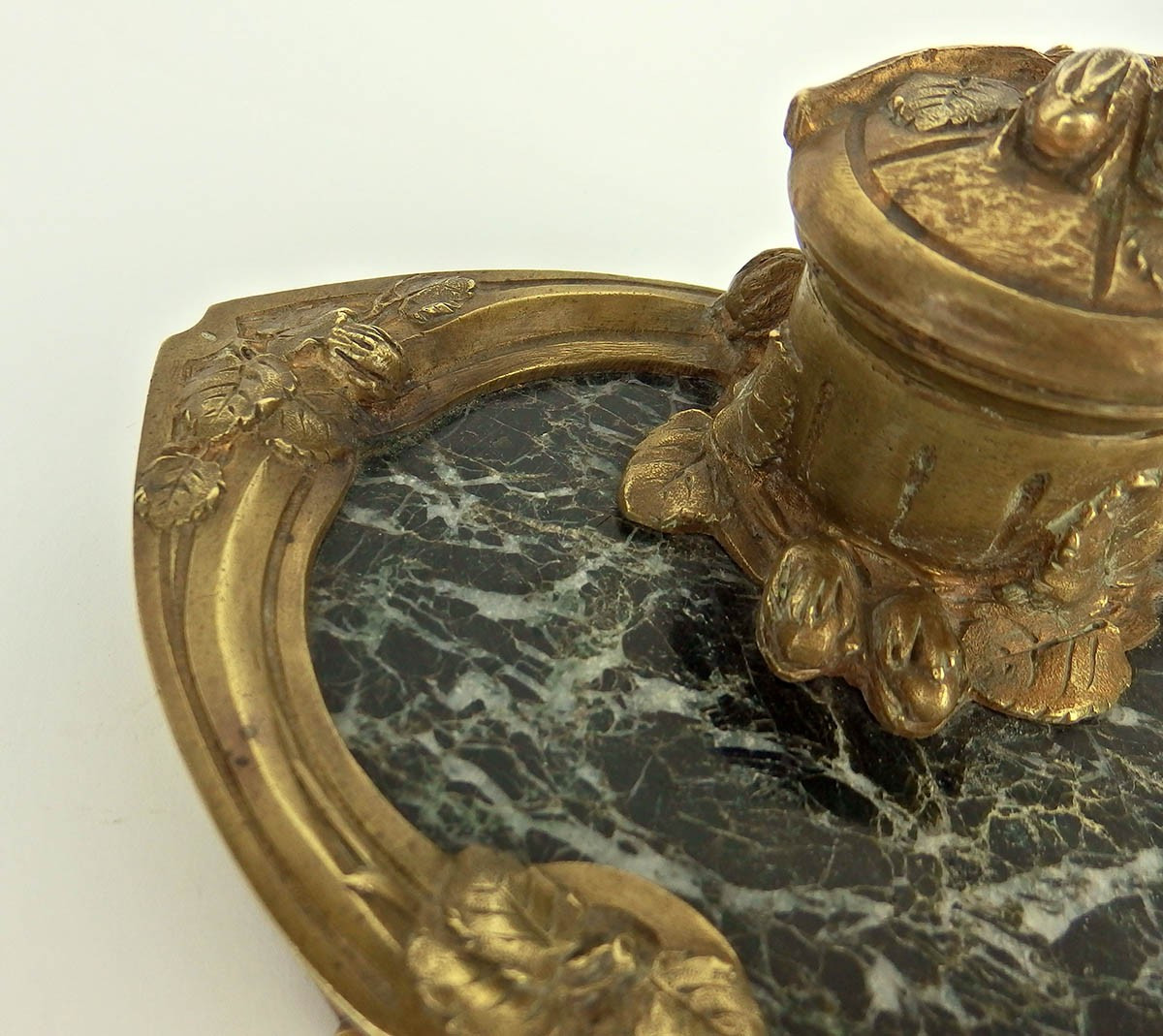 Bronze And Marble Inkwell By Marionnet-photo-5