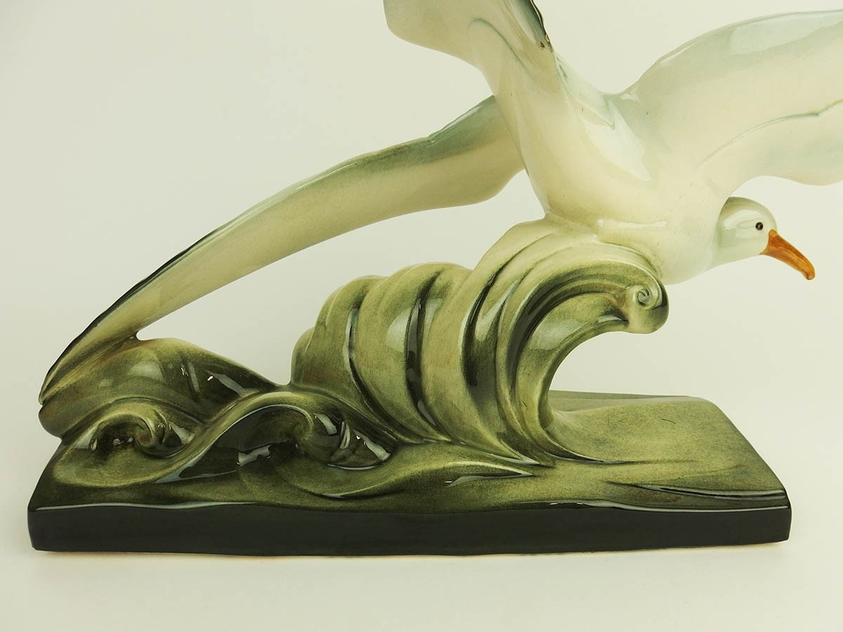 Ceramic Seagull By The Sainte Radégonde Pottery-photo-4