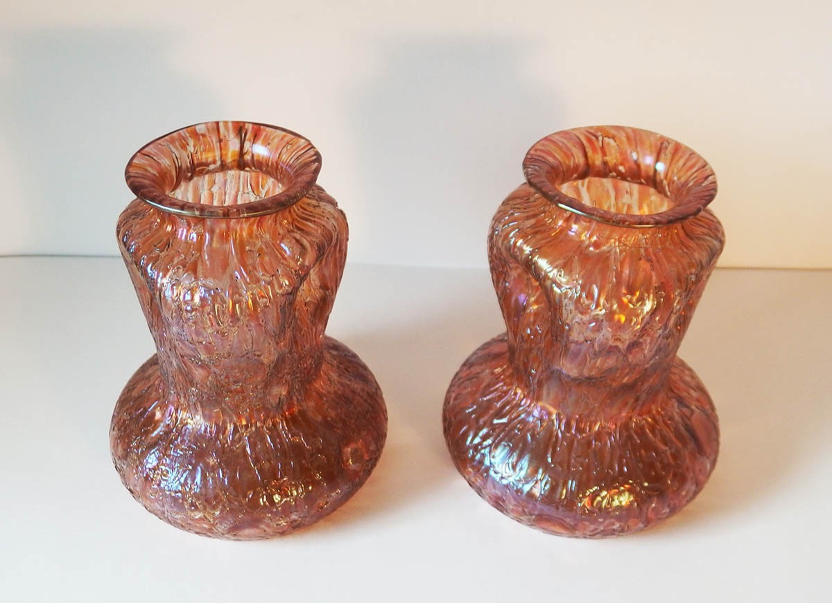 Paire de vases "Mimosa" par Loetz-photo-3