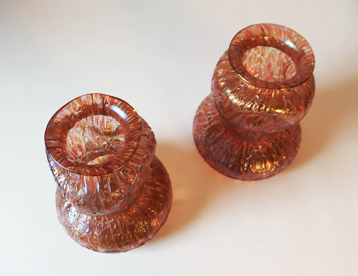 Paire de vases "Mimosa" par Loetz-photo-4