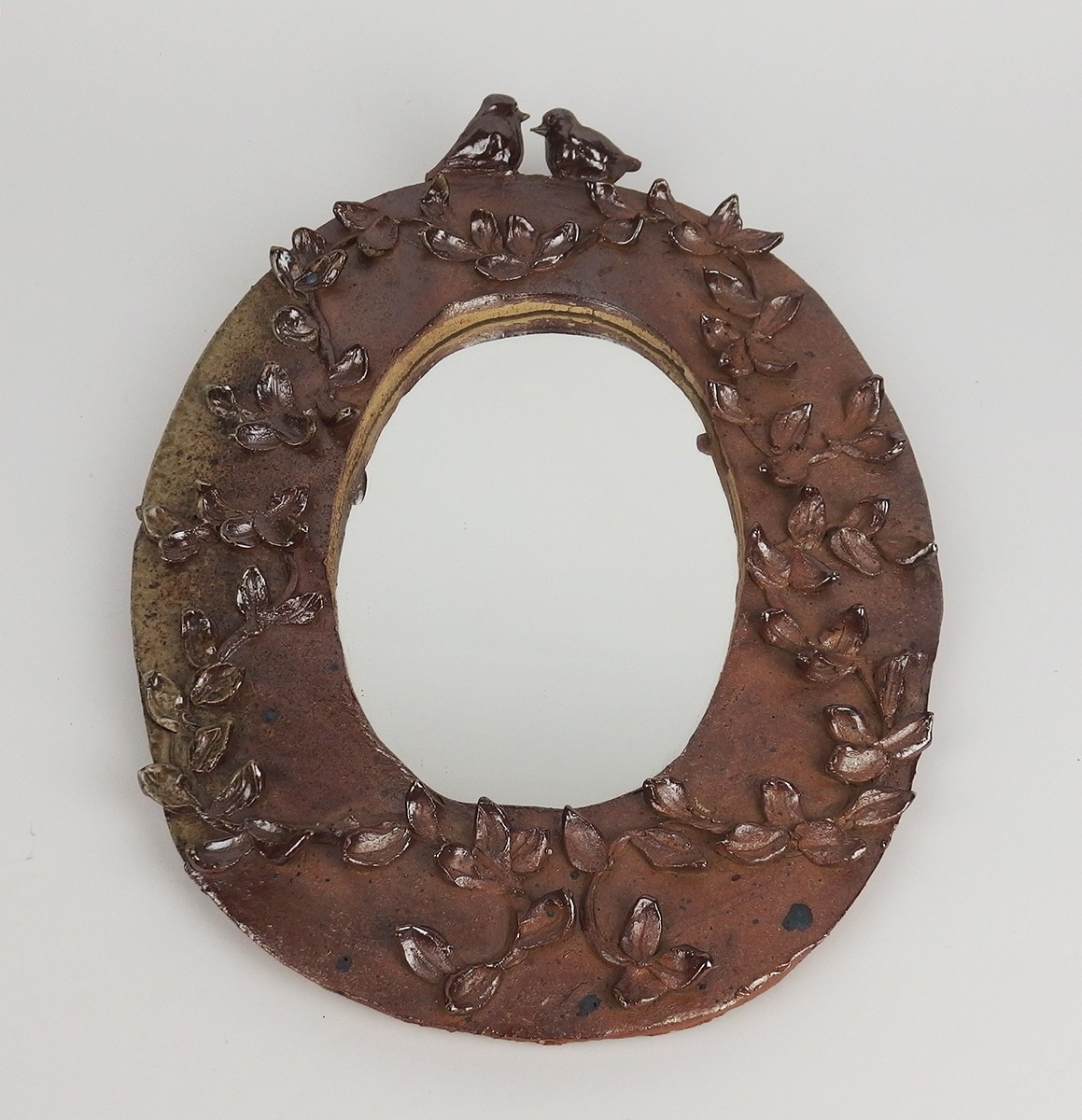 Wall Mirror In Stoneware-photo-4