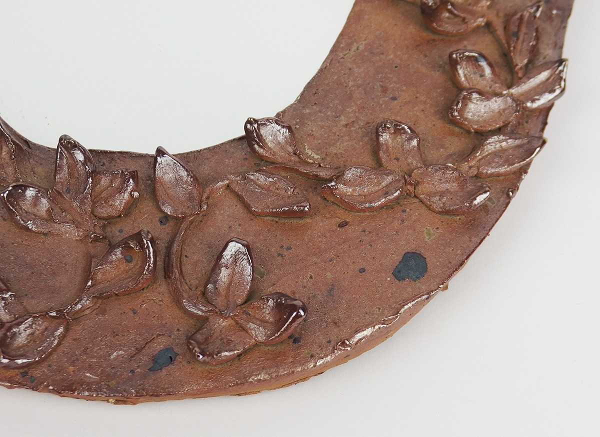 Wall Mirror In Stoneware-photo-3