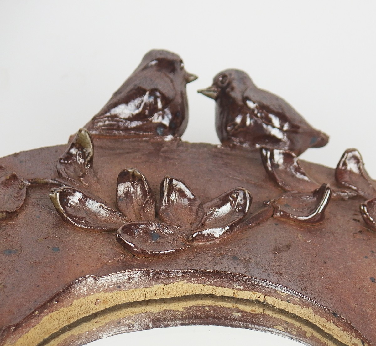 Wall Mirror In Stoneware-photo-4