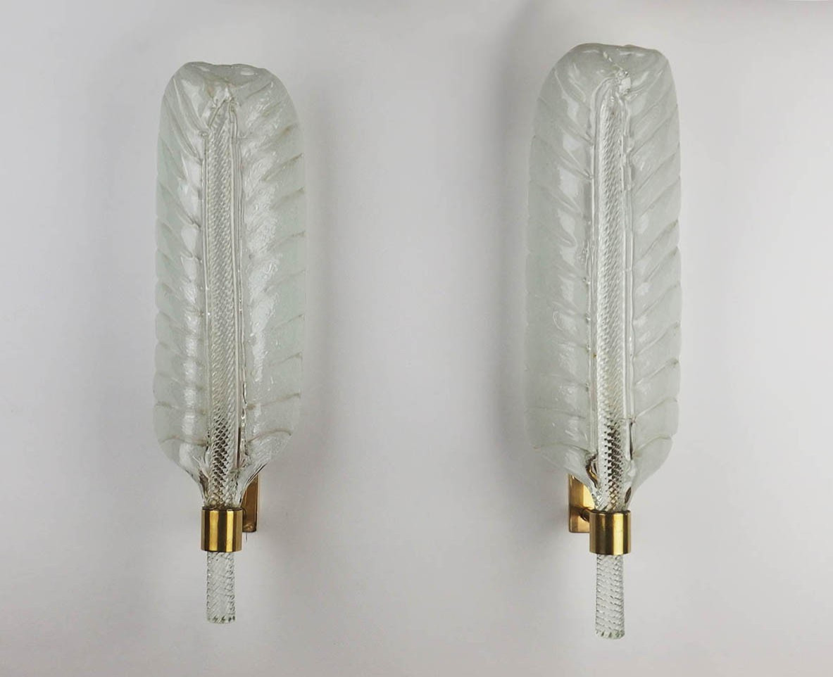 Pair Of Wall Sconces Attributed To Andre Arbus For Veronese