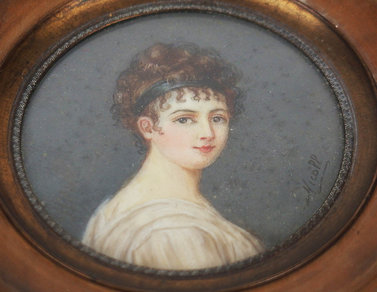 Miniature Depicting Madame Récamier-photo-3