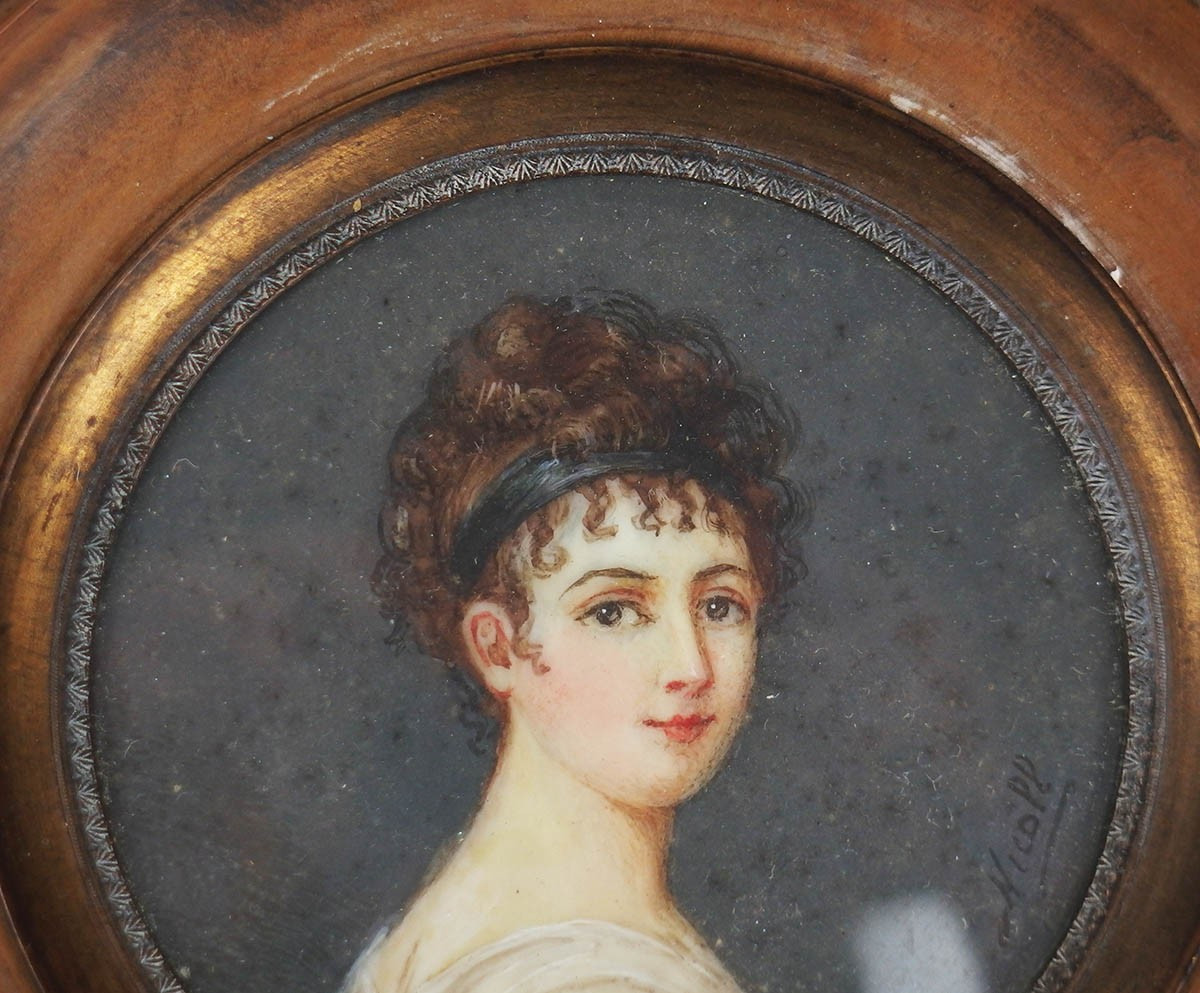 Miniature Depicting Madame Récamier-photo-4
