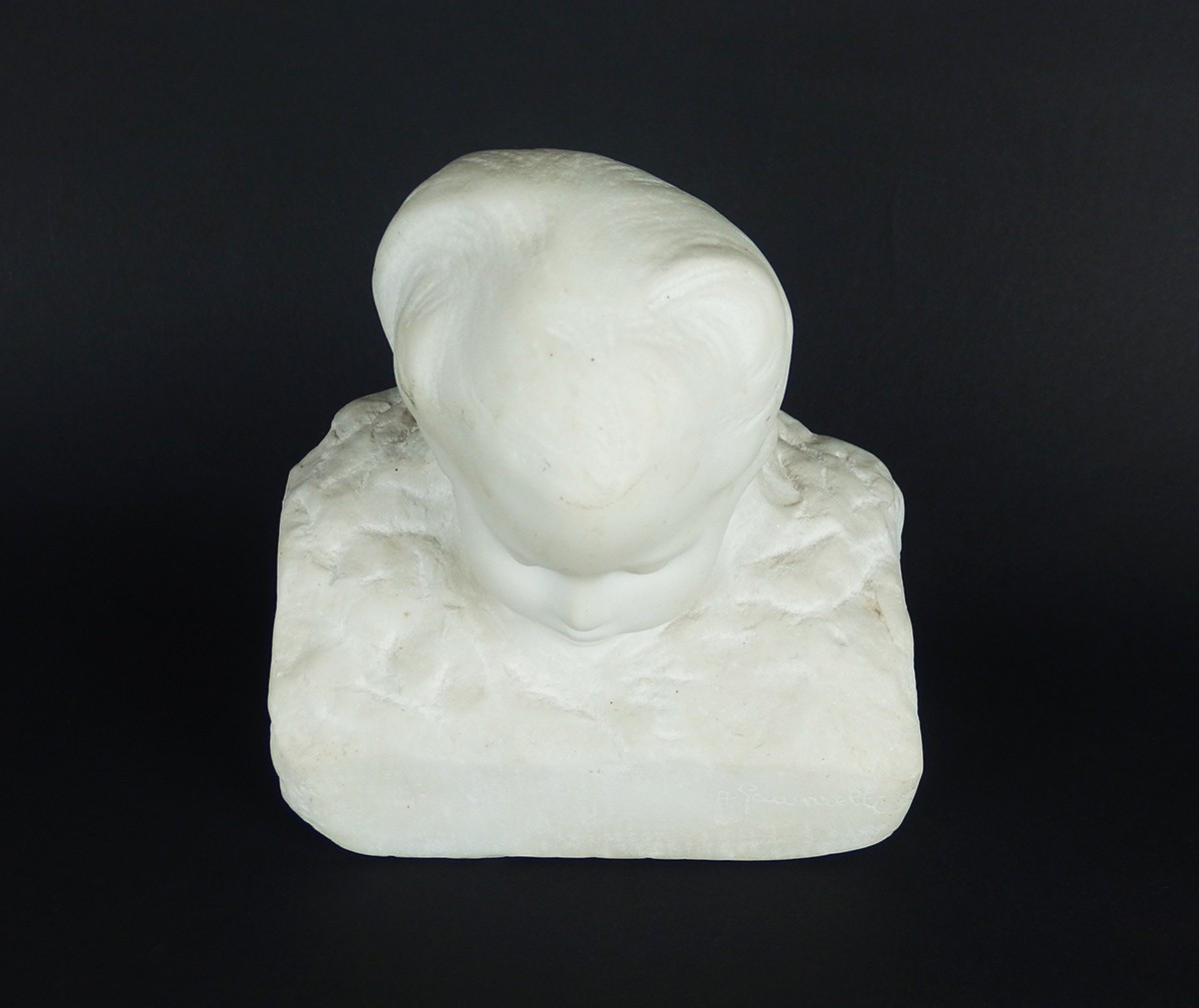 "child's Face" Sculpture By Amédéo Genarelli-photo-3