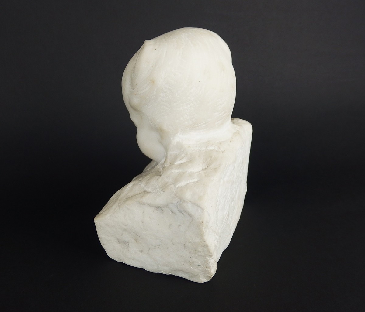 "child's Face" Sculpture By Amédéo Genarelli-photo-4